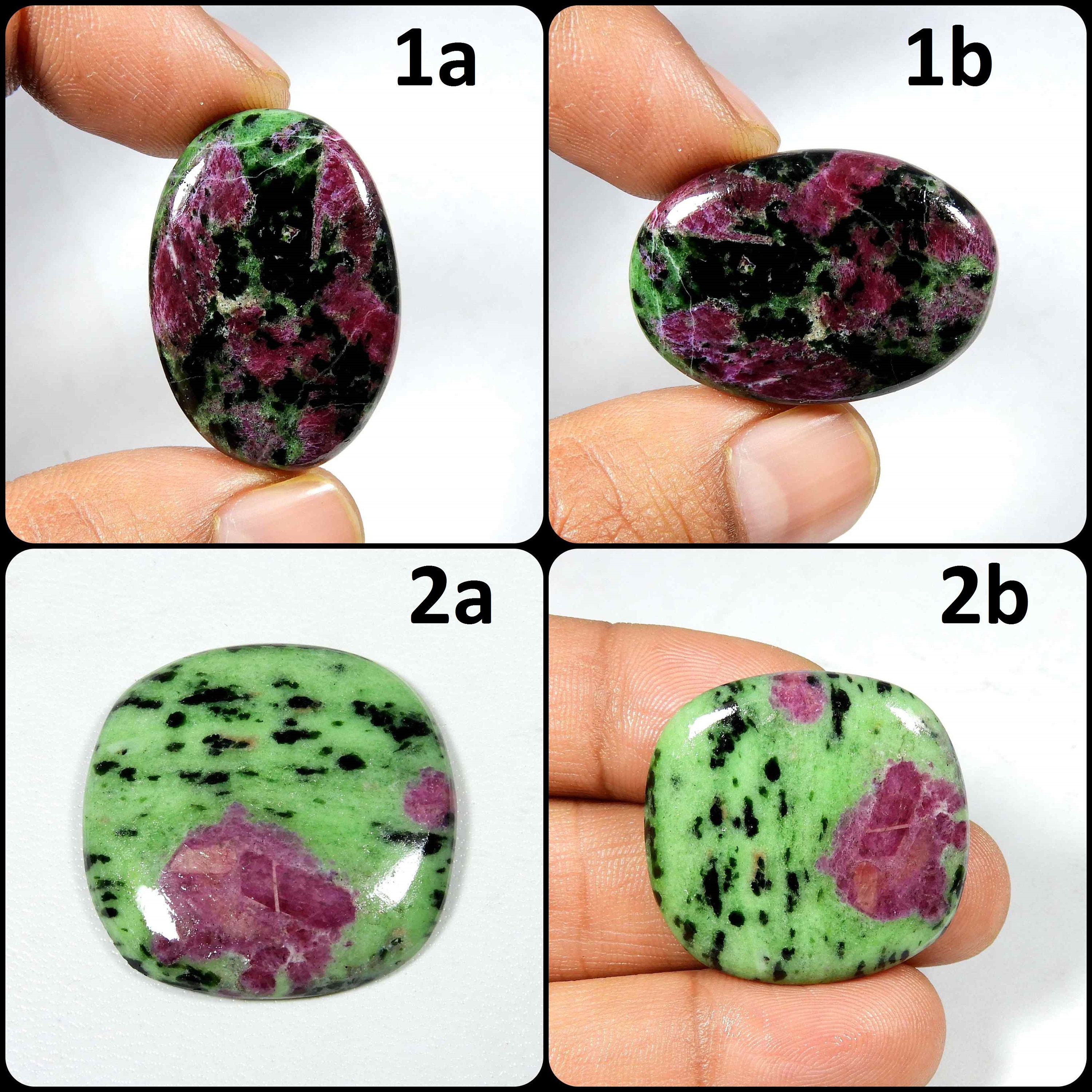 Massive~ Green Red Ruby Zoisite. Ruby Zoisite Cabochon. Natural Ruby Zoisite Gemstone. Mix Shape Ruby Zoisite Losse. Variation