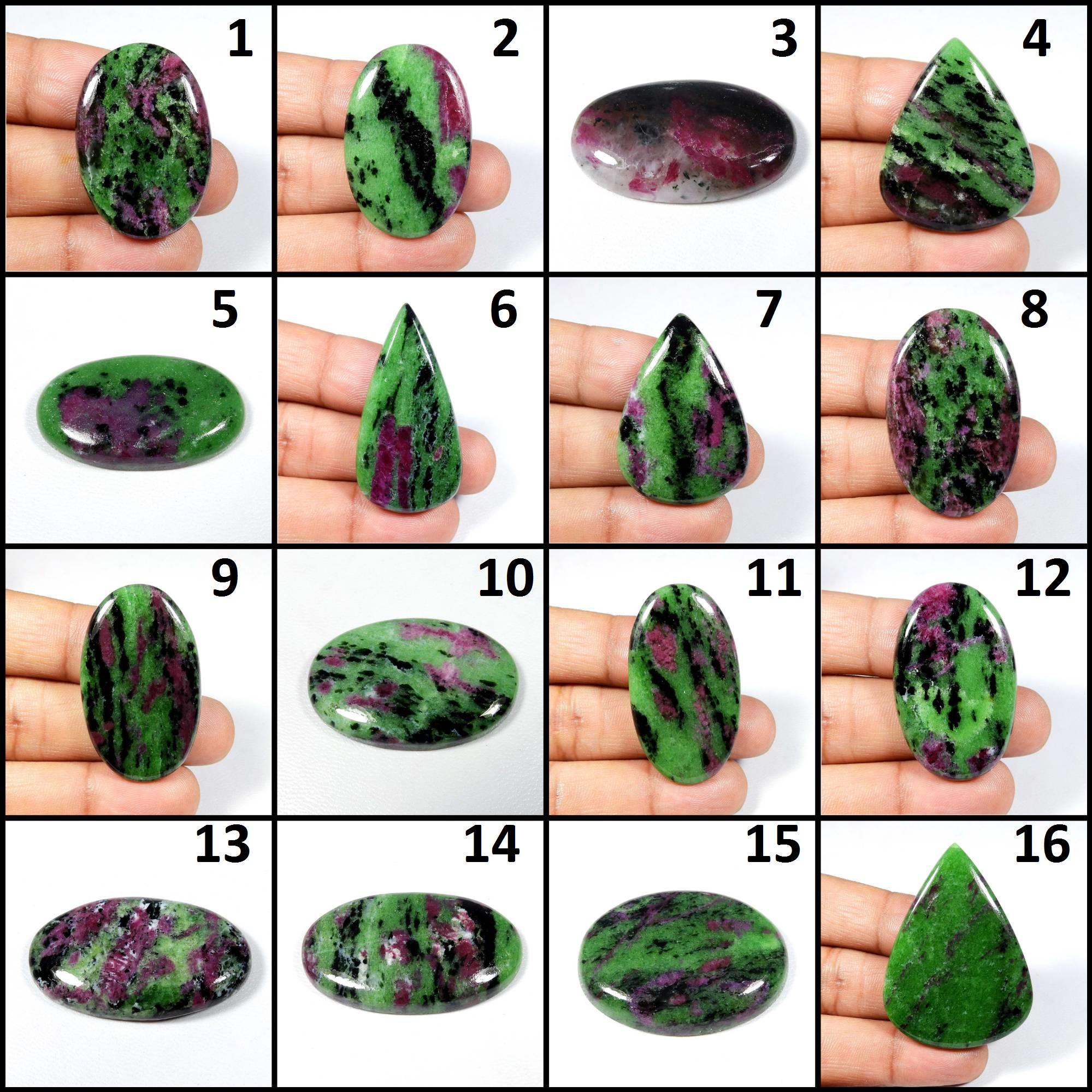Ruby Zoisite Cabochon. Natural Ruby Zoisite Gemstone. Unique~ Green Red Ruby Zoisite. Wholesale Ruby Zoisite Jewelry Use. Variation. Rzm- Ruby Zoisite Cabochon. Natural Ruby Zoisite Gemstone. Unique~ Green Red Ruby Zoisite. Wholesale Ruby Zoisite Jewelry Use. Variation. Rzm-