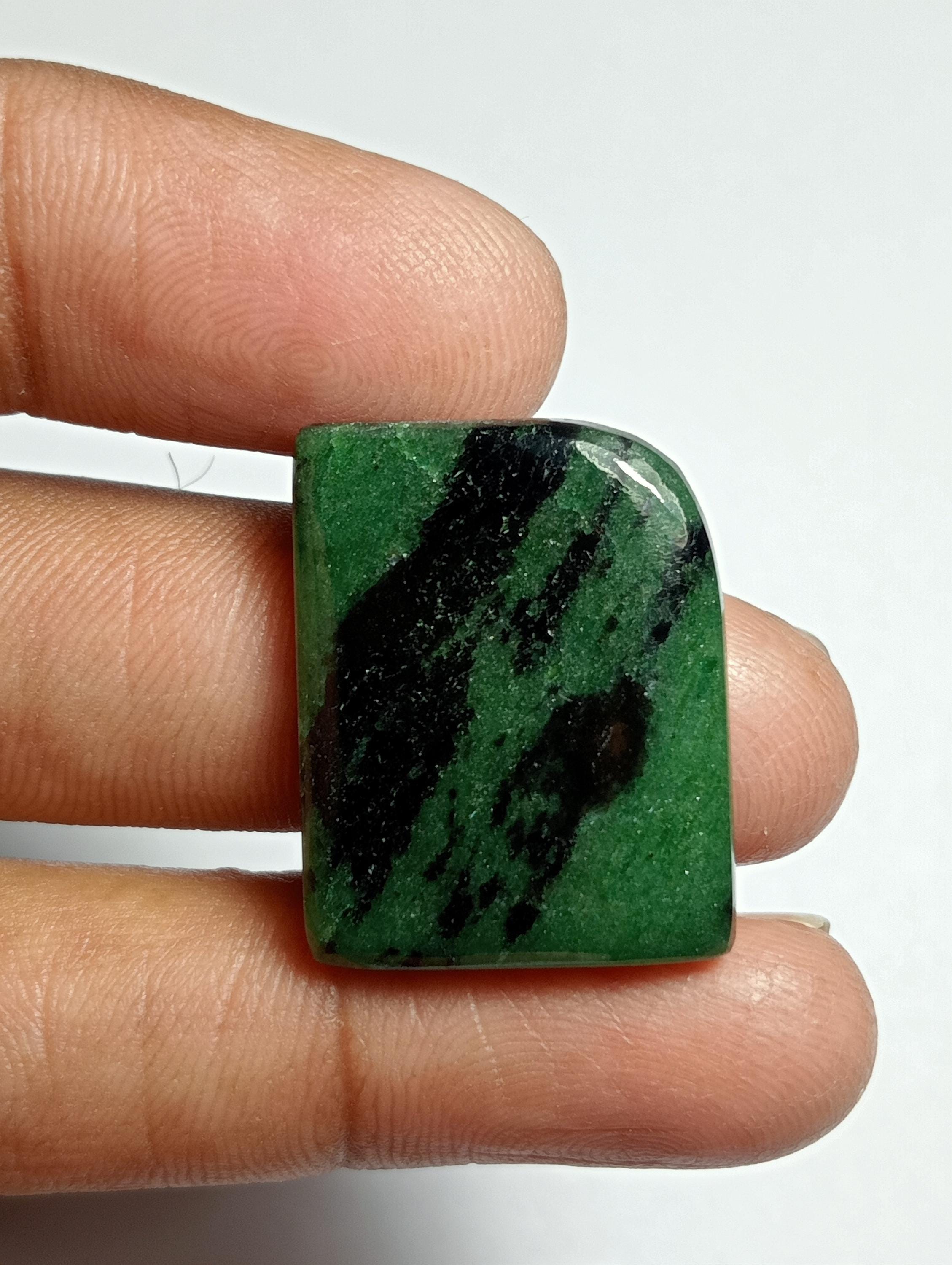 Ruby Zoisite Cabochon: Natural Gemstone For Jewelry Making (30cts, 24x19mm) #300 Ruby Zoisite Cabochon: Natural Gemstone For Jewelry Making (30cts, 24x19mm) #300