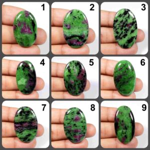 Ruby Zoisite Cabochon. Toppest~ Green Red Ruby Zoisite. Natural Ruby Zoisite Gemstone. Wholesale Ruby Zoisite Jewelry Use. Variation. Rz-b Ruby Zoisite Cabochon. Toppest~ Green Red Ruby Zoisite. Natural Ruby Zoisite Gemstone. Wholesale Ruby Zoisite Jewelry Use. Variation. Rz-b