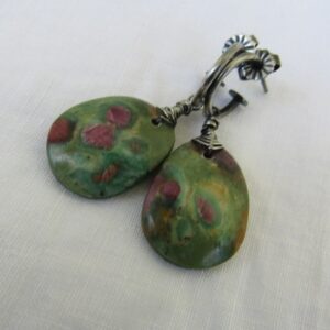 Ruby Zoisite Earrings Ruby Zoisite Earrings