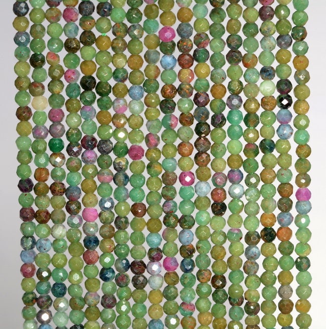 3mm Genuine Brazil Ruby Zoisite Gemstone Grade Aaa Multi Color Micro Faceted Round Loose Beads 15.5 Inch Full Strand (80004634-344) 3mm Genuine Brazil Ruby Zoisite Gemstone Grade Aaa Multi Color Micro Faceted Round Loose Beads 15.5 Inch Full Strand (80004634-344)
