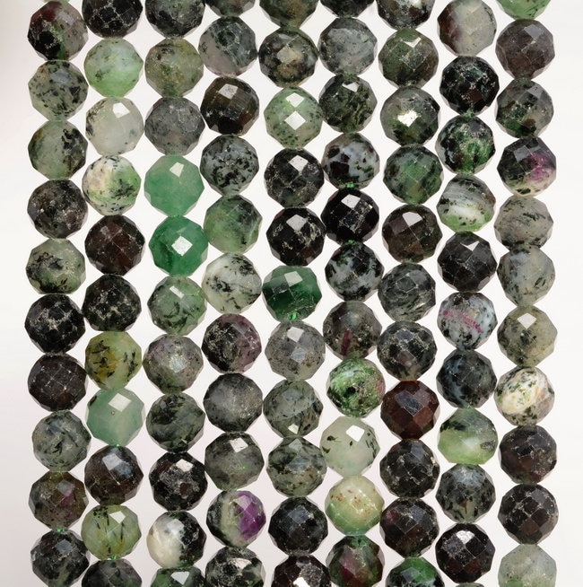 6mm Ruby Zoisite Gemstone Grade Ab Micro Faceted Round Loose Beads 15.5 Inch Full Strand (80006536-a205) 6mm Ruby Zoisite Gemstone Grade Ab Micro Faceted Round Loose Beads 15.5 Inch Full Strand (80006536-a205)