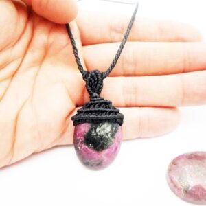 Ruby zoisite necklace: ruby  jewellery gift