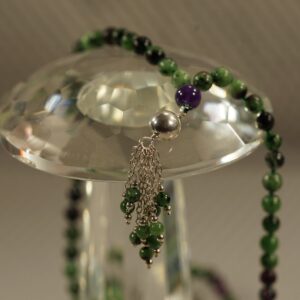 Ruby Zoisite Mala Necklace • Handcrafted Gemstone Jewelry • Spiritual Beaded Necklace • 4mm • 6mm • 8mm • 10mm • Earthy Tones • 108+1 •a4706