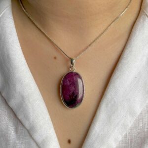 Pink Ruby Zoisite Pendant / 925 Sterling Silver / Healing Gemstone / Gift for her / Pink Ruby Zoisite Jewelry / Statement Pendant RZS-P-21. Pink Ruby Zoisite Pendant / 925 Sterling Silver / Healing Gemstone / Gift for her / Pink Ruby Zoisite Jewelry / Statement Pendant RZS-P-21.