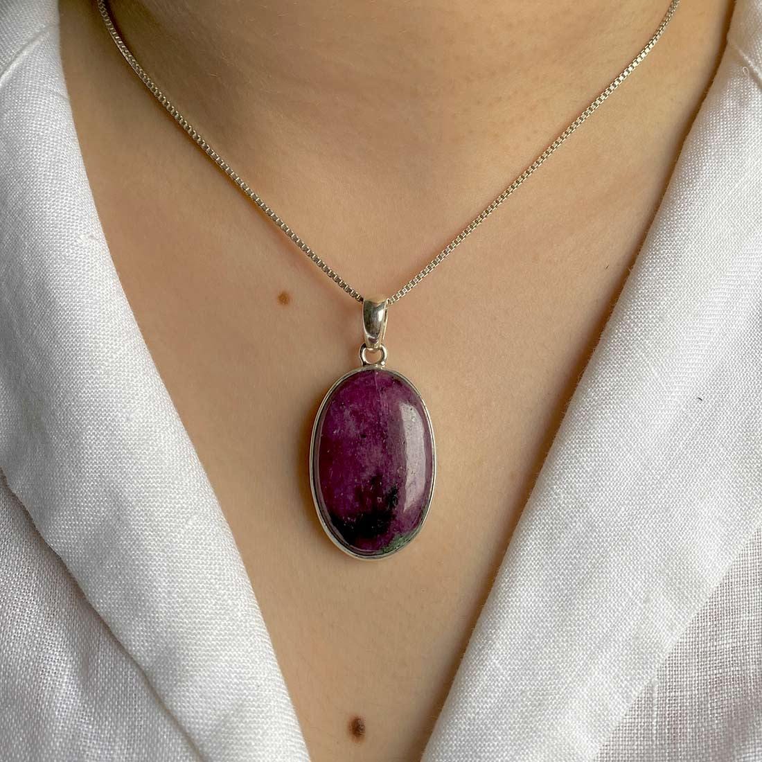 Pink Ruby Zoisite Pendant / 925 Sterling Silver / Healing Gemstone / Gift For Her / Pink Ruby Zoisite Jewelry / Statement Pendant Rzs-p-21. Pink Ruby Zoisite Pendant / 925 Sterling Silver / Healing Gemstone / Gift For Her / Pink Ruby Zoisite Jewelry / Statement Pendant Rzs-p-21.
