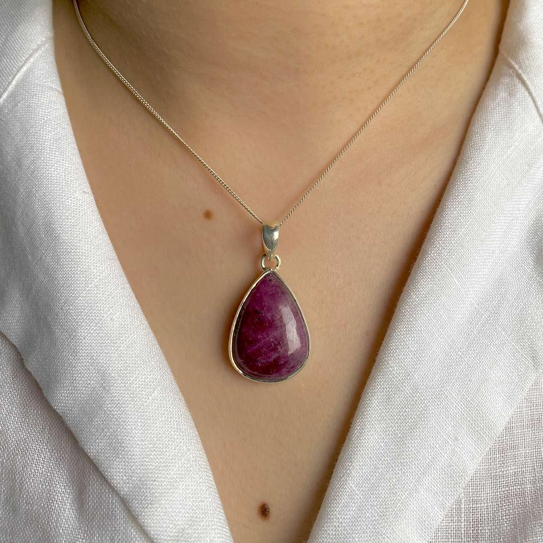 Pink Ruby Zoisite Pendant / 925 Sterling Silver / Healing Gemstone / Gift For Her / Pink Ruby Zoisite Jewelry / Statement Pendant Rzs-p-5. Pink Ruby Zoisite Pendant / 925 Sterling Silver / Healing Gemstone / Gift For Her / Pink Ruby Zoisite Jewelry / Statement Pendant Rzs-p-5.