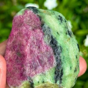 315.5 Carat Raw Ruby Zoisite Specimen: Unheated Fluorescent Healing Crystal 315.5 Carat Raw Ruby Zoisite Specimen: Unheated Fluorescent Healing Crystal