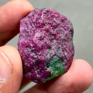 72 Carat Raw Ruby Zoisite Crystal: Natural July Birthstone 72 Carat Raw Ruby Zoisite Crystal: Natural July Birthstone