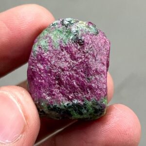 Raw Ruby Zoisite Crystal: 83 Carat July Birthstone Raw Ruby Zoisite Crystal: 83 Carat July Birthstone