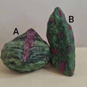 Large Natural Ruby Zoisite Specimen: Uncut Healing Crystal, Large Natural Ruby Zoisite Specimen: Uncut Healing Crystal,