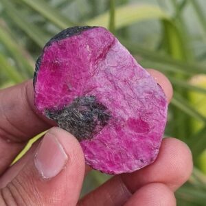 Natural Ruby Zoisite Crystal, Red Untreated Gemstone, Healing Specimen Natural Ruby Zoisite Crystal, Red Untreated Gemstone, Healing Specimen