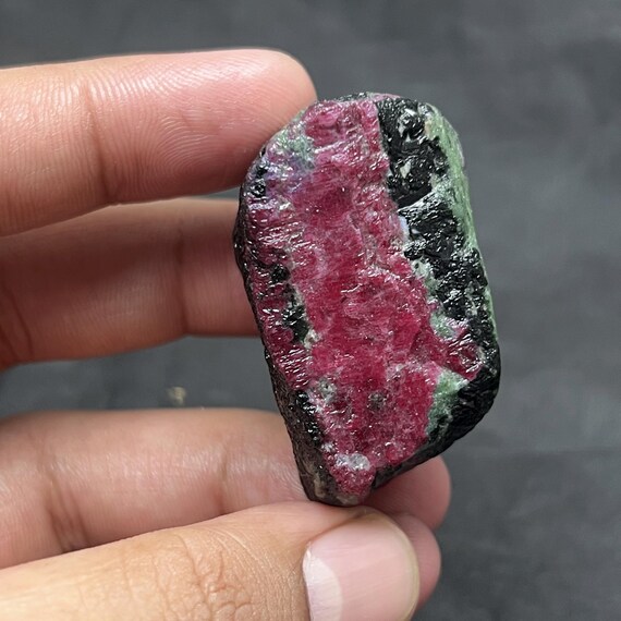 Natural Ruby Zoisite Rough | Raw Matrix Stone 86.5g 48x33x28mm Natural Ruby Zoisite Rough | Raw Matrix Stone 86.5g 48x33x28mm