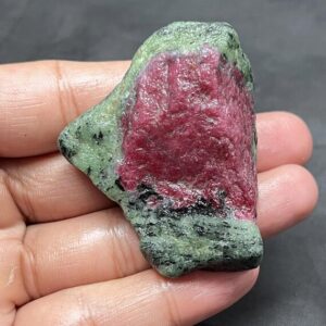 Unpolished Natural Ruby Zoisite Rough | Raw Anyolite Crystal 101.6g 60x48x28mm Unpolished Natural Ruby Zoisite Rough | Raw Anyolite Crystal 101.6g 60x48x28mm