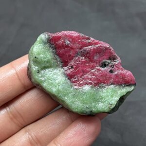 Natural Ruby Zoisite Rough | Raw Anyolite Gemstone 80.8g 55x38x22mm Natural Ruby Zoisite Rough | Raw Anyolite Gemstone 80.8g 55x38x22mm