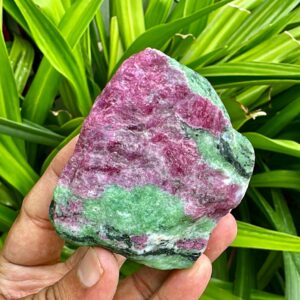 Natural Ruby Zoisite Specimen | Red & Green Untreated Gemstone Natural Ruby Zoisite Specimen | Red & Green Untreated Gemstone