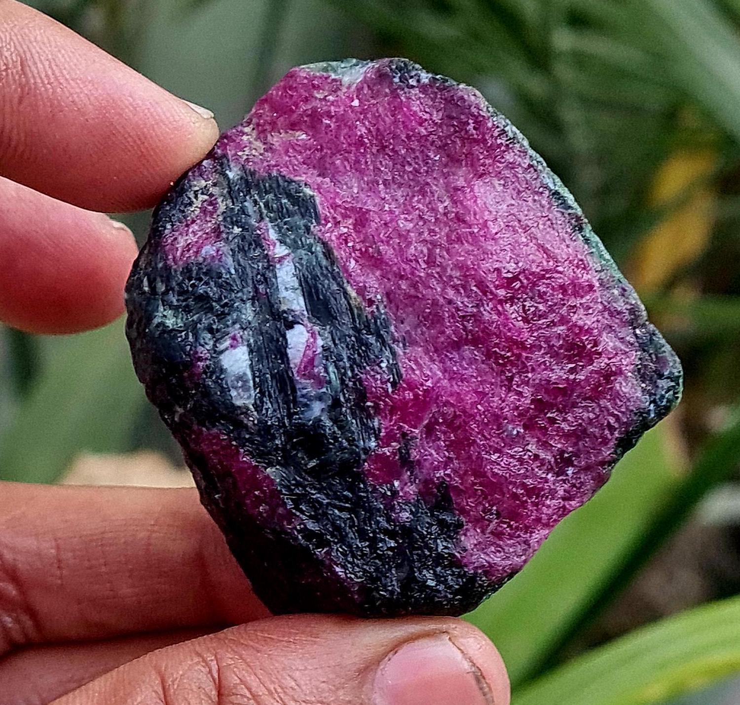 Natural Ruby Zoisite Specimen: Red & Green Healing Crystal Natural Ruby Zoisite Specimen: Red & Green Healing Crystal