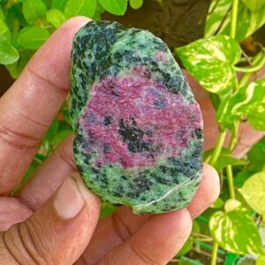 Raw Ruby Zoisite Reiki Crystal, Natural Gemstone (582 Ct) Raw Ruby Zoisite Reiki Crystal, Natural Gemstone (582 Ct)