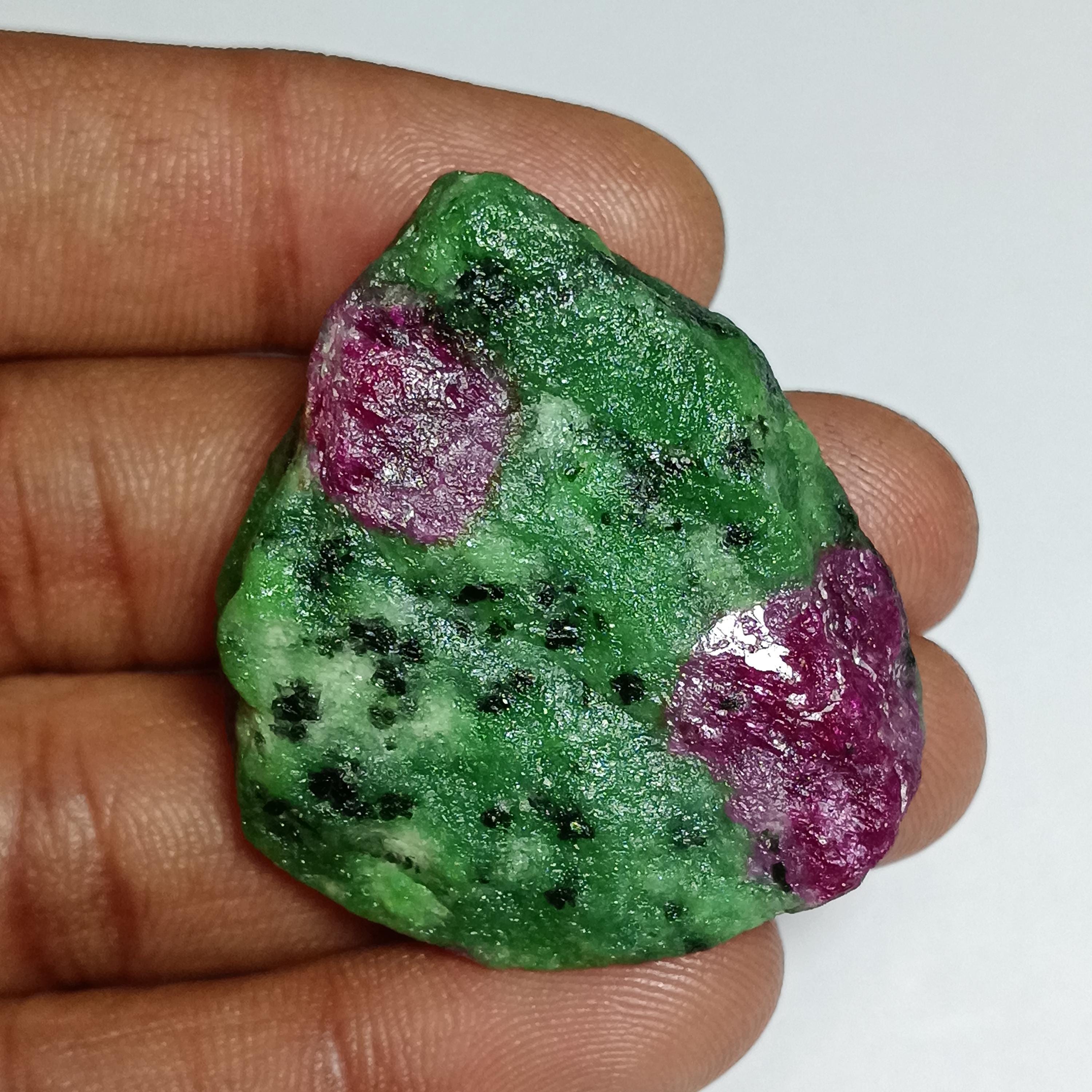 Ruby Zoisite Rough : Natural Gemstone For Jewelry Making (154cts. )