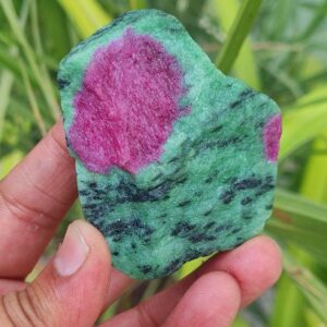 Rough Ruby Zoisite Specimen: Natural Healing Crystal Rough Ruby Zoisite Specimen: Natural Healing Crystal