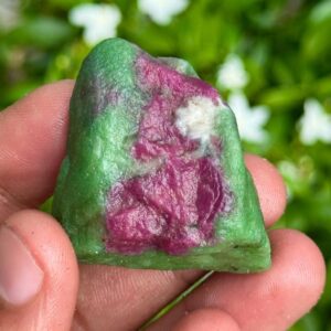 Raw Ruby Zoisite Specimen: 216.5 Carat Unheated Healing Crystal Raw Ruby Zoisite Specimen: 216.5 Carat Unheated Healing Crystal