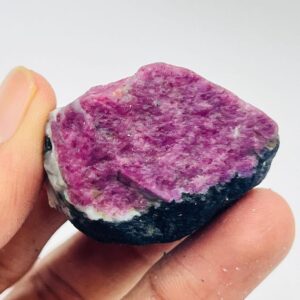 Raw Ruby Zoisite Specimen: Natural Crystal Chunk (41x32mm, 268ct Raw Ruby Zoisite Specimen: Natural Crystal Chunk (41x32mm, 268ct