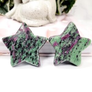 Ruby Zoisite Crystal Star • Ethically Sourced Ruby Zoisite Crystal Star • Ethically Sourced