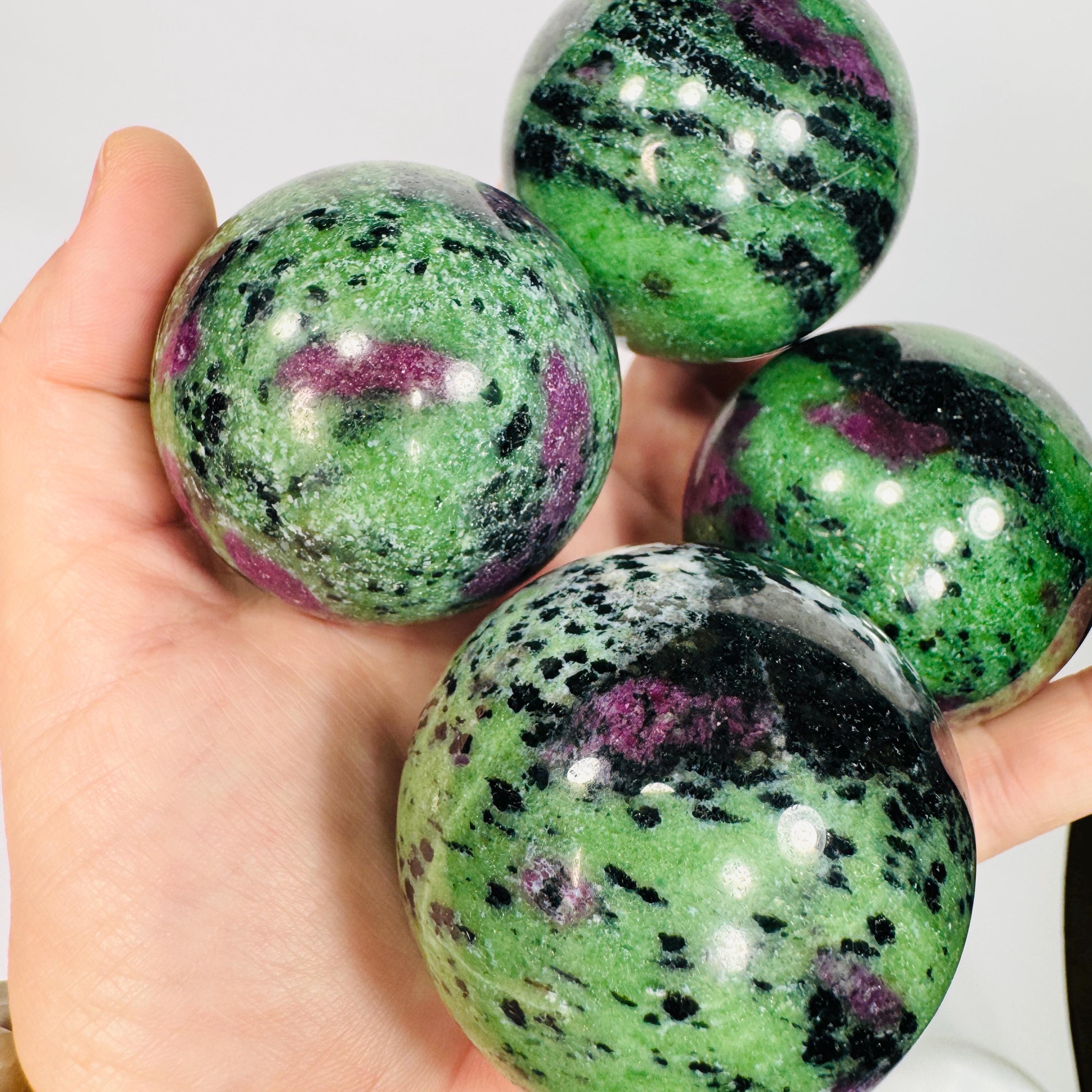 Ruby Zoisite Sphere | Ruby Sphere | Crystal Sphere | Ruby Crystal