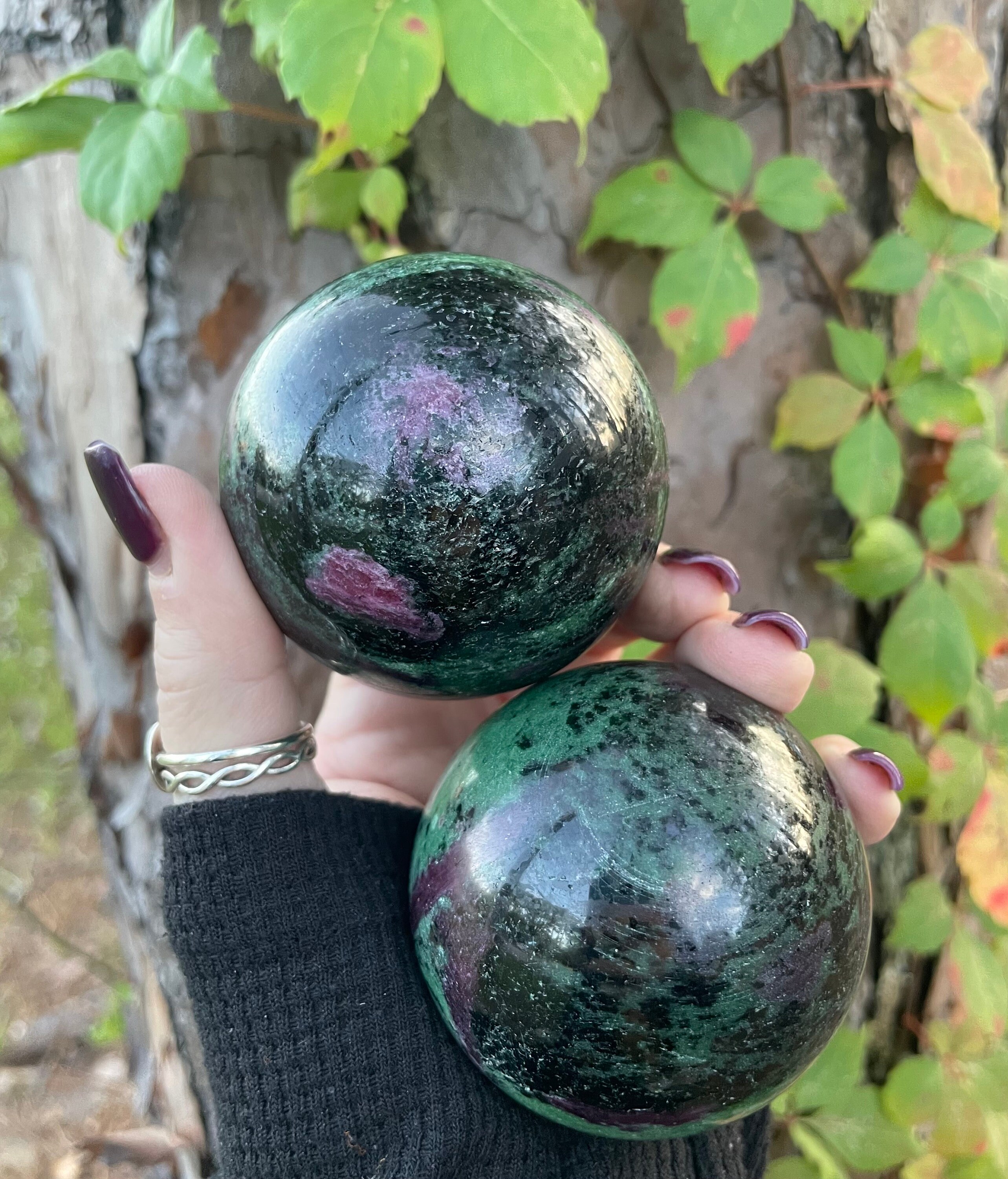 Ruby Zoisite, Ruby Zoisite Sphere, Qty. 1