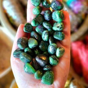 Ruby Zoisite Tumbled Stone, One, Minerals, Rock Hound, Crystal Healing, Specimen