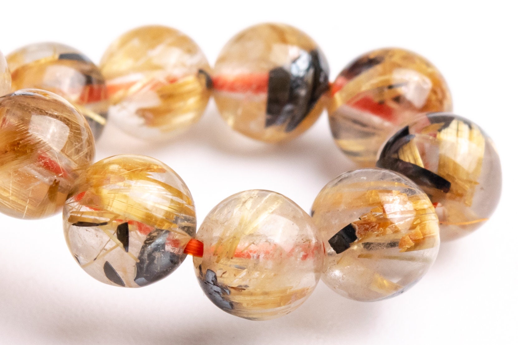 5-6mm Titanium Golden Rutile Quartz Beads Bracelet Grade Aa Genuine Natural Round Gemstone 7" (119187h-1099) 5-6mm Titanium Golden Rutile Quartz Beads Bracelet Grade Aa Genuine Natural Round Gemstone 7" (119187h-1099)