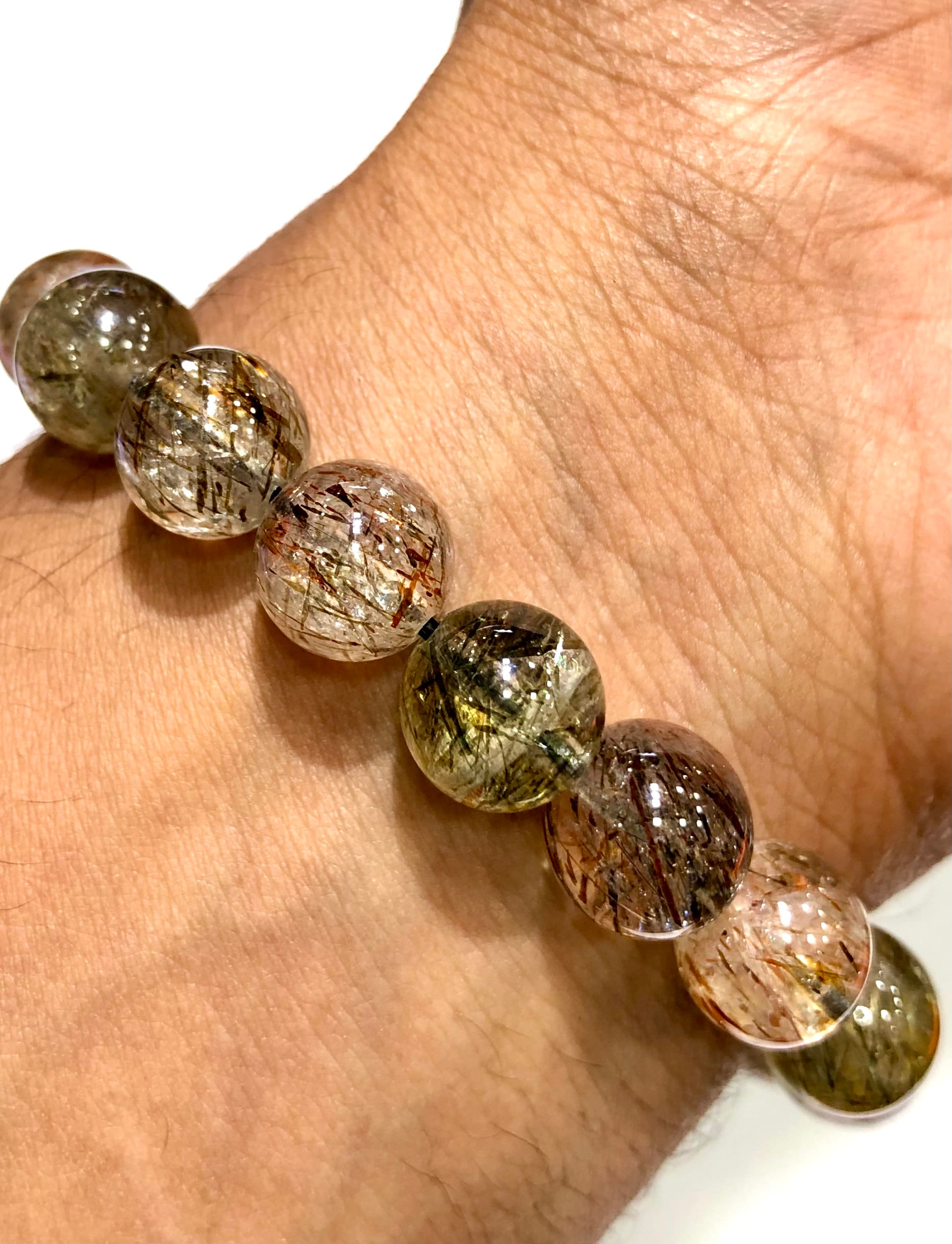 Very Rare~~aaaa+ Pinkish~brown Rutilated Quartz Top Quality Rutile Quartz Bracelet Rutile Quartz Smooth Round Beads Rutilated Quartz Balls Very Rare~~aaaa+ Pinkish~brown Rutilated Quartz Top Quality Rutile Quartz Bracelet Rutile Quartz Smooth Round Beads Rutilated Quartz Balls