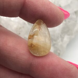 Golden Rutilated Quartz Cabochon 8.33CT