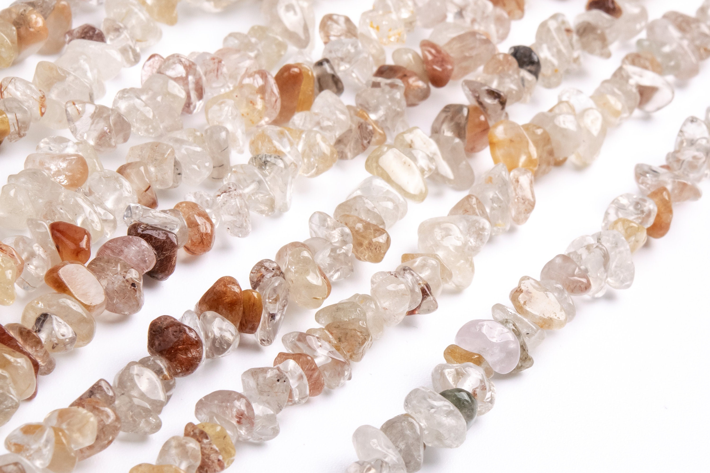 Genuine Natural Rutilated Quartz Gemstone Beads 4-10mm Bronze Pebble Chips Aa Quality Loose Beads (108407) Genuine Natural Rutilated Quartz Gemstone Beads 4-10mm Bronze Pebble Chips Aa Quality Loose Beads (108407)