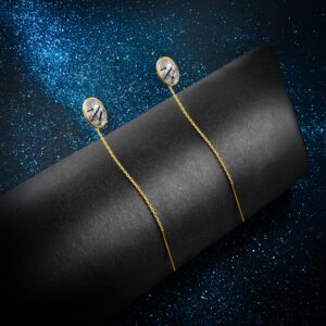 Black Rutile Quartz Threader Earrings | Long Dangle Earrings | Gemstone Earrings | Chain Earrings | Earrings For Women | Gifts For Her