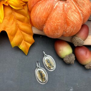 Brazilian Star Rutilated Quartz Earrings