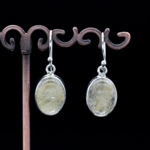 Sterling Silver Rutilated Quartz Earrings