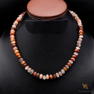 Copper Rutile Quartz Necklace Hand Knotted Gemstone Beads Golden Rutilated Silk Jewelry Brown Copper Stone Beaded Boho Choker Gift For Her Copper Rutile Quartz Necklace Hand Knotted Gemstone Beads Golden Rutilated Silk Jewelry Brown Copper Stone Beaded Boho Choker Gift For Her