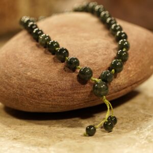Rutilated Quartz Pocket Mala • Rutile Quartz Worry Beads • 27+1 Bead Mala • 10mm • Green Rutilated Quartz • Worry Beads • Hand Mala • 3768 Rutilated Quartz Pocket Mala • Rutile Quartz Worry Beads • 27+1 Bead Mala • 10mm • Green Rutilated Quartz • Worry Beads • Hand Mala • 3768