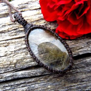 Rutile Quartz Necklace, Golden Rutile, Strength crystals, Health Care Worker Gift, Healing Crystal Energy healing, Free shipping Rutile Quartz Necklace, Golden Rutile, Strength crystals, Health Care Worker Gift, Healing Crystal Energy healing, Free shipping