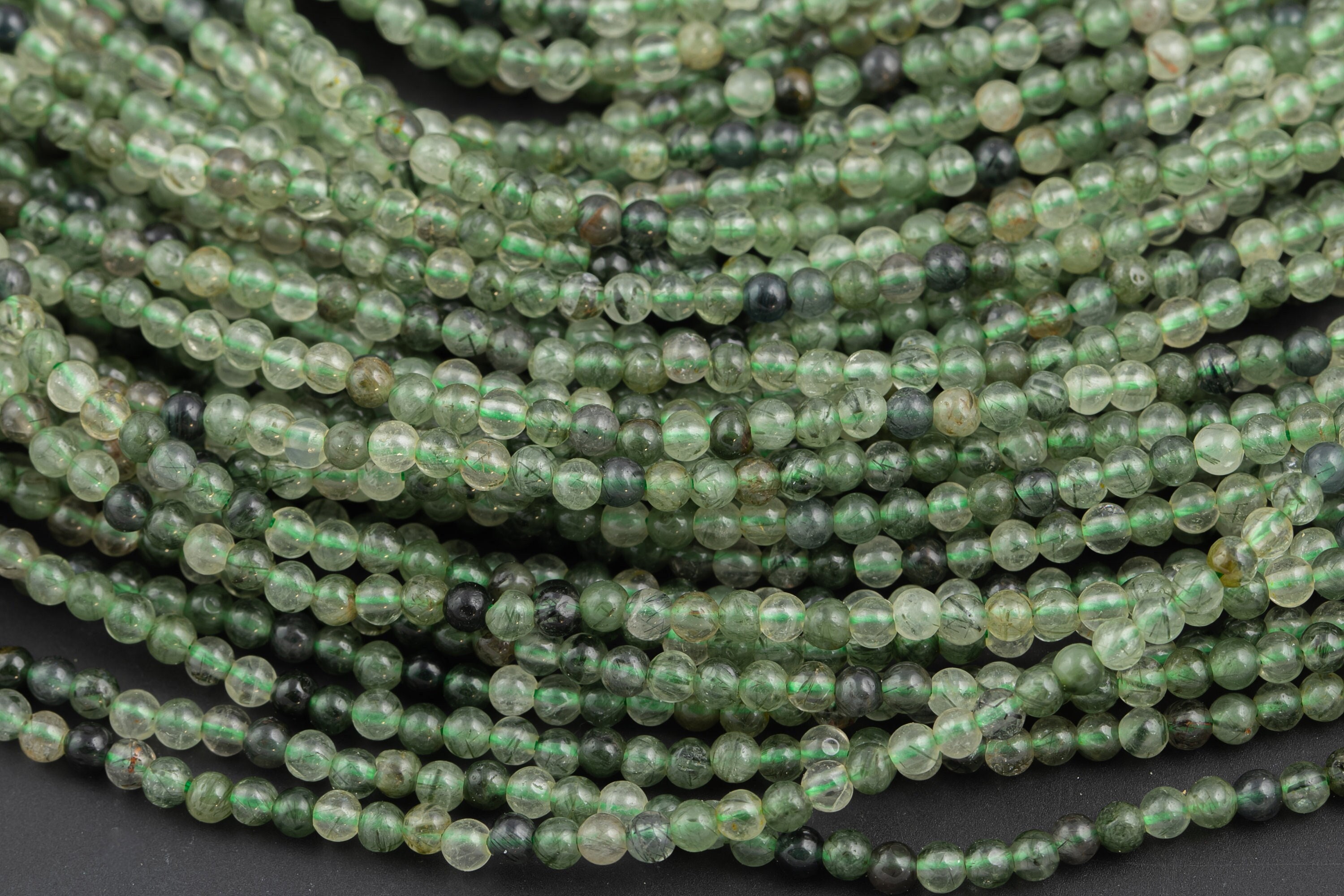 3mm 4mmnatural Green Rutilated Quartz Beads Green Phantom + Rutiled Quartz 3mm 4mm Loose Beads Full Strand 15.5" Strand 3mm 4mmnatural Green Rutilated Quartz Beads Green Phantom + Rutiled Quartz 3mm 4mm Loose Beads Full Strand 15.5" Strand