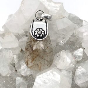 Rutilated Quartz Pendant