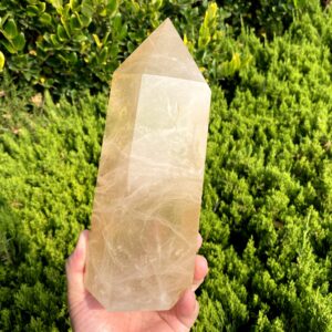 9.29"Natural Golden Rutilated Quartz Crystal Large Point/Tibetan Bright Golden Hair Crystal Big Tower/Reiki Heal Energy Spiritual 6.9LB 9.29"Natural Golden Rutilated Quartz Crystal Large Point/Tibetan Bright Golden Hair Crystal Big Tower/Reiki Heal Energy Spiritual 6.9LB