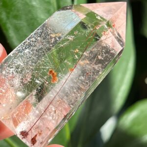 Rare Ultra Clear A+ Grade Copper Rutile Quartz Tower, Rutile Needle Inclusions, Rutile Crystal Tower Rare Ultra Clear A+ Grade Copper Rutile Quartz Tower, Rutile Needle Inclusions, Rutile Crystal Tower
