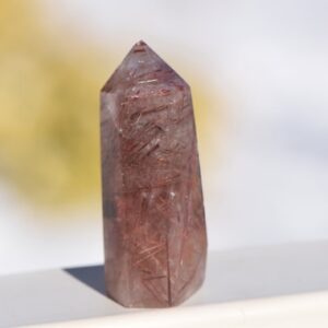 Red Rutilated Quartz Tower Red Rutilated Quartz Tower