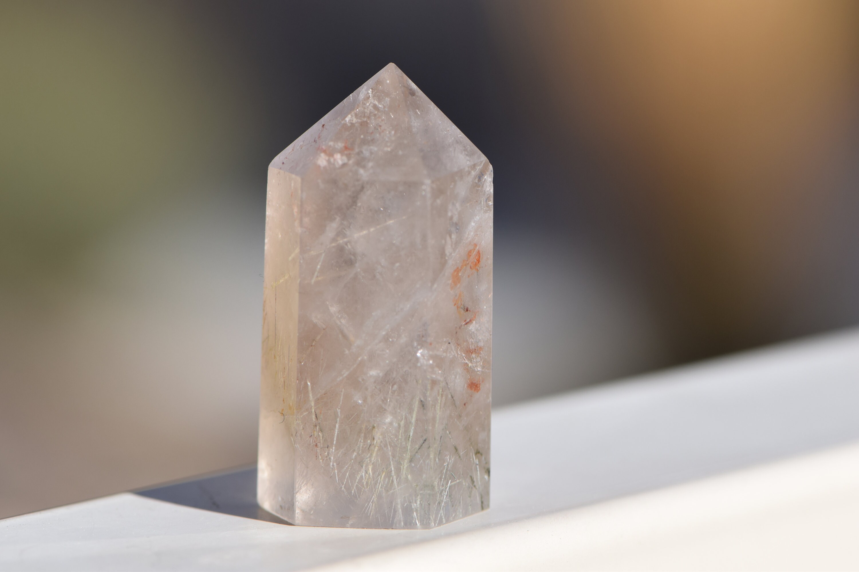 Small Rutilated Quartz Tower