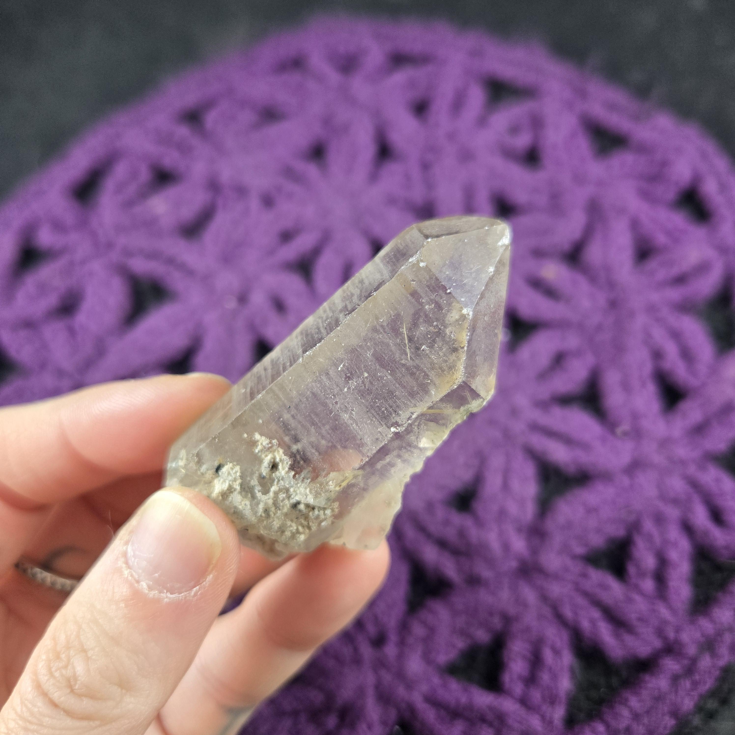Rutilated Quartz Crystal Point Rutile Brazil Terminated Golden Rutilated Etched Rough
