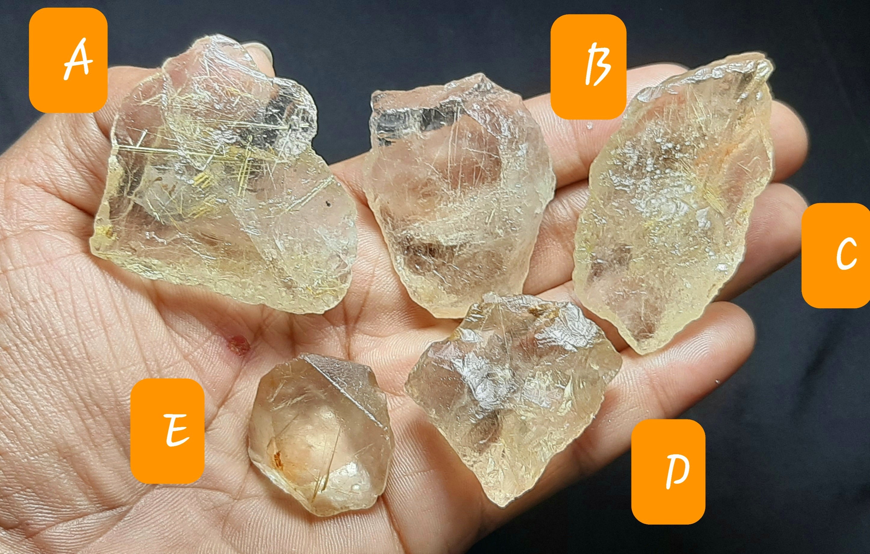 Golden Rutile Quartz Specimen: Raw Crystal Slice, Healing Stone Golden Rutile Quartz Specimen: Raw Crystal Slice, Healing Stone