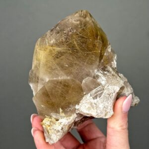 Rutilated Quartz | 594g | - #s51 (raw Gold Crystal Specimen, All Chakras, Healing Stone, Inspiration)
